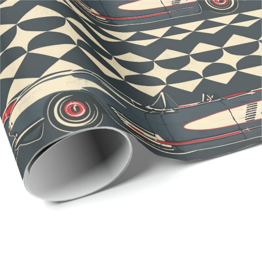 Corvette wrapping paper cadeaupapier (Rol Hoek)