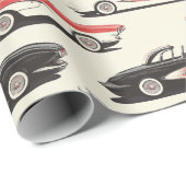 Corvette wrapping paper cadeaupapier (Rol Hoek)