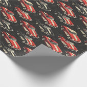 Corvette wrapping paper cadeaupapier (Hoek)
