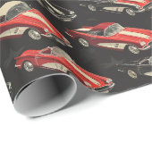 Corvette wrapping paper cadeaupapier (Rol Hoek)