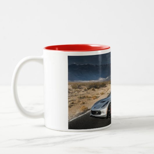 Corvette Z06 Coffee-Mok Tweekleurige Koffiemok (Links)