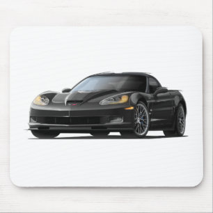 Corvette ZR1 Black Car Muismat