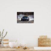 Corvette ZR1 Burnout Poster (Keuken)