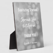 Corvid Wedding Signs Personalized Plaque Fotoplaat (Zijkant)