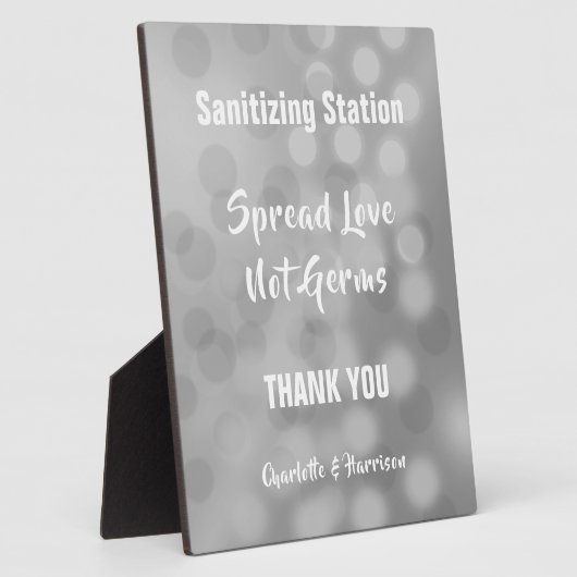 Corvid Wedding Signs Personalized Plaque Fotoplaat (Zijkant)