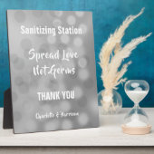 Corvid Wedding Signs Personalized Plaque Fotoplaat (Zijkant)