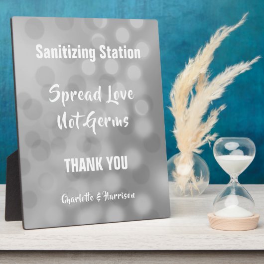 Corvid Wedding Signs Personalized Plaque Fotoplaat (Zijkant)