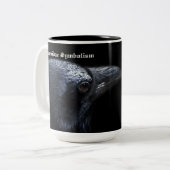 Corvidae Symbolisme Koffiekoffie Mok (Voorkant links)