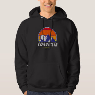 Corviglia Graubünden Zwitserland Retro 80s Ski Ho Hoodie