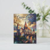 Corvin Castle Roemenië Briefkaart (Staand voorkant)