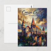Corvin Castle Roemenië Briefkaart (Voorkant / Achterkant)