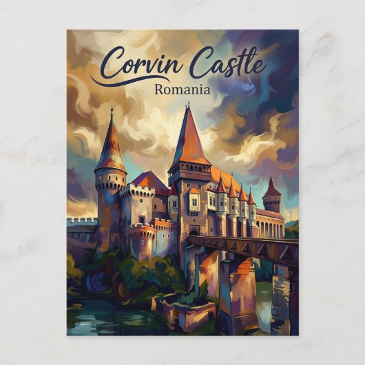 Corvin Castle Roemenië Briefkaart (Voorkant)