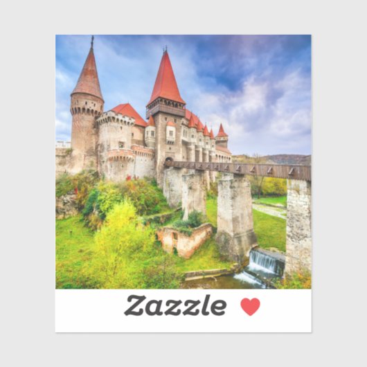 Corvin in Roemenië Sticker (Vel)