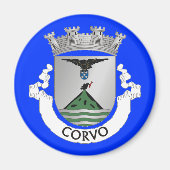 Corvo Azores - Koelkastmagneet Magneet (Voorkant)