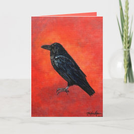 Corvus Corax Wenskaart Kaart