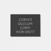 Corvus oculum corvi non eruit post-it® notes (Voorkant)
