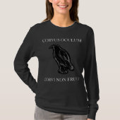 Corvus oculum corvi non eruit t-shirt (Voorkant)