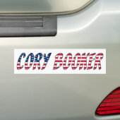 Cory Booker Democratische Presidentiële kandidaat  Bumpersticker (Op auto)