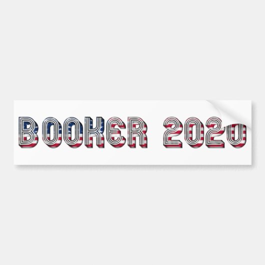 Cory Booker Democratische Presidentiële kandidaat  Bumpersticker (Voorkant)