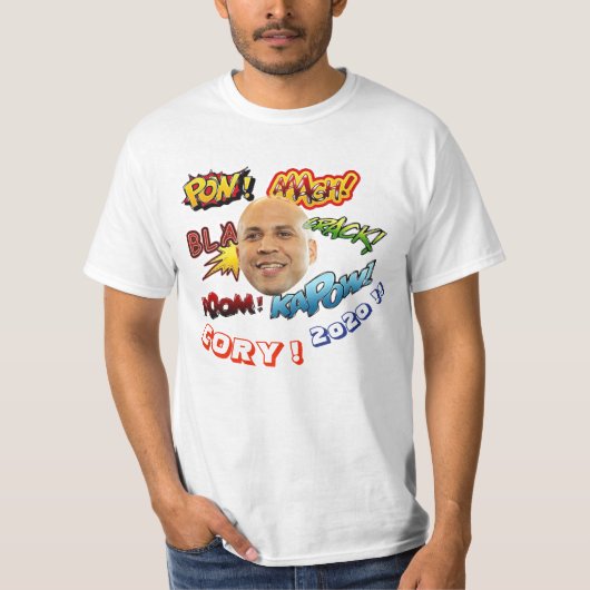 Cory Booker for President 2024 T-Shirt (Voorkant)