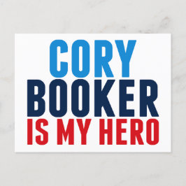 Cory Booker is mijn held Briefkaart