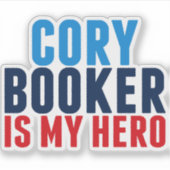 Cory Booker is mijn heldenlaptop Sticker (Voorkant)
