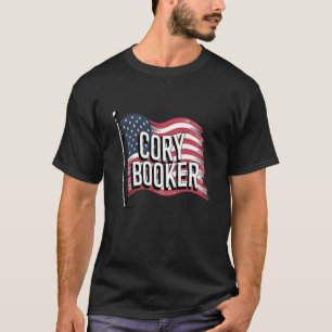 Cory Booker Patriottische Vlag Supporter T-shirt