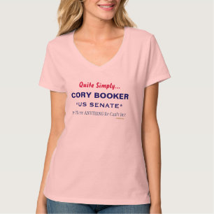 Cory Booker voor de Amerikaanse Senaatscampagne T- T-shirt