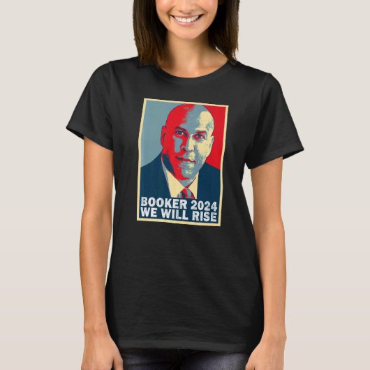 Cory Booker we verhogen Cory Booker T-shirt (Voorkant)
