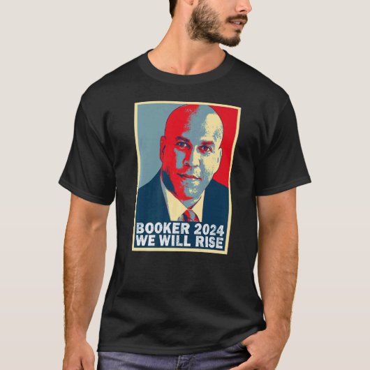 Cory Booker we verhogen Cory Booker T-shirt (Voorkant)