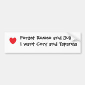 Cory en Topanga Bumpersticker (Voorkant)