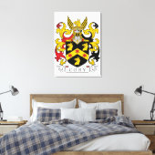 Cory Family Crest (Iers) Canvas Afdruk (Insitu (Slaapkamer))