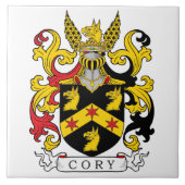 Cory Family Crest (Iers) Tegeltje (Voorkant)