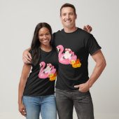 Cory katten in het zwembad 2 t-shirt (Unisex)