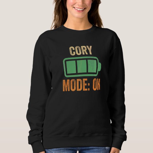 Cory-modus op batterij trui (Voorkant)