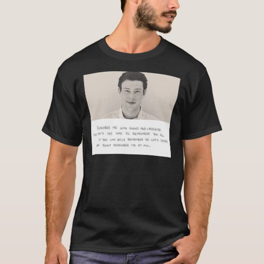 Cory Monteith Classic T-Shirt (Voorkant)
