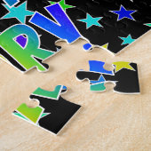 "CORY" Voornaam, geun "HAPPY BIRTHDAY" Legpuzzel (Zijkant)