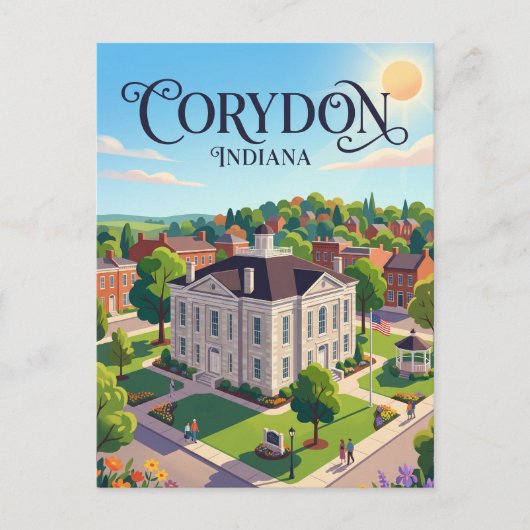 Corydon USA Briefkaart (Voorkant)