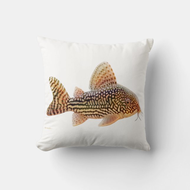 Corydoras Sterbae Catfish Pillow Kussen (Voorkant)
