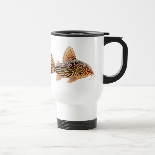 Corydoras Sterbai Catfish Travel Mug Reisbeker (Rechts)