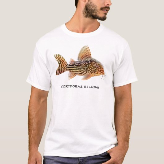 Corydoras Sterbai Fish T-Shirt (Voorkant)