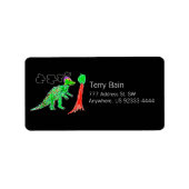 Corythosaurus Etiket (Voorkant)