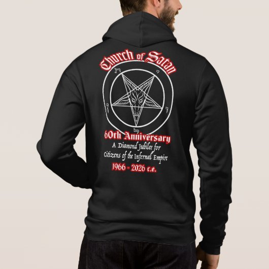 CoS 60e verjaardag 2-zijdig Hoodie (Achterkant)