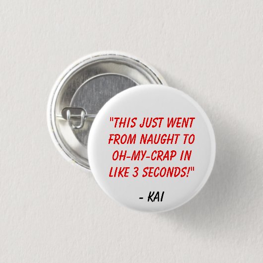COS EP 1 - KAI Quote Button (Voorkant /achterkant)