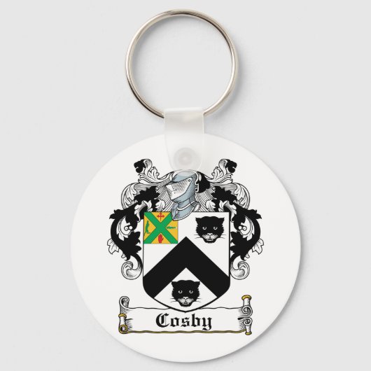 Cosby Family Crest Sleutelhanger (Voorkant)