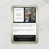 Coscards | Aangepaste Cosplay Ruilkaarten Visitekaartje (Achterkant)