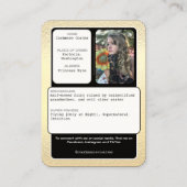 Coscards | Aangepaste Cosplay Trading Kaarten Visitekaartje (Achterkant)