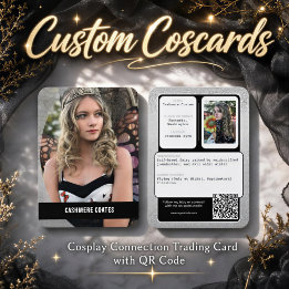 Coscards | Cosplay QR Code Connectie Ruilkaart Visitekaartje