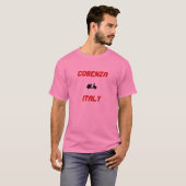 Cosenza, Italiaanse scooter T-shirt (Voorkant volledig)