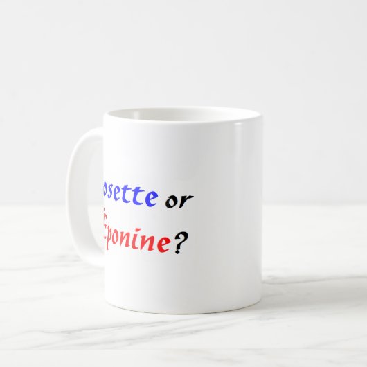 cosette Les Miserables Koffiemok (Voorkant links)